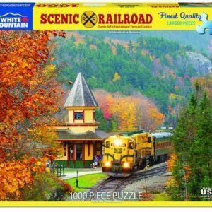 White Mountain Puzzles Scenic Railroad 1000 Pieces