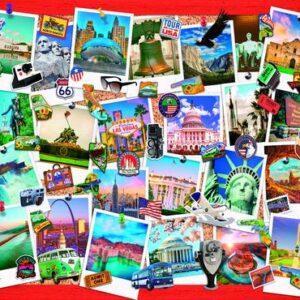 White Mountain Puzzles Snapshots Of America 1000 Pieces