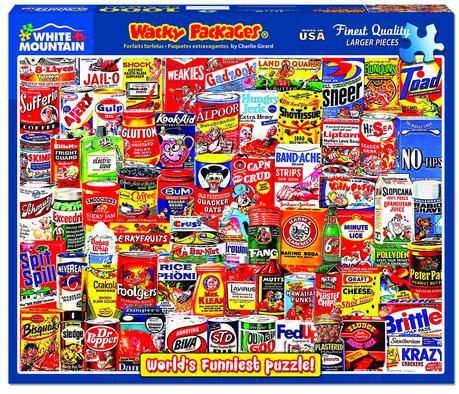 White Mountain Puzzles Wacky Packages 1000 PIeces