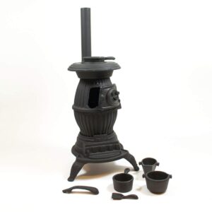 CAST IRON POT BELLY STOVE MINI