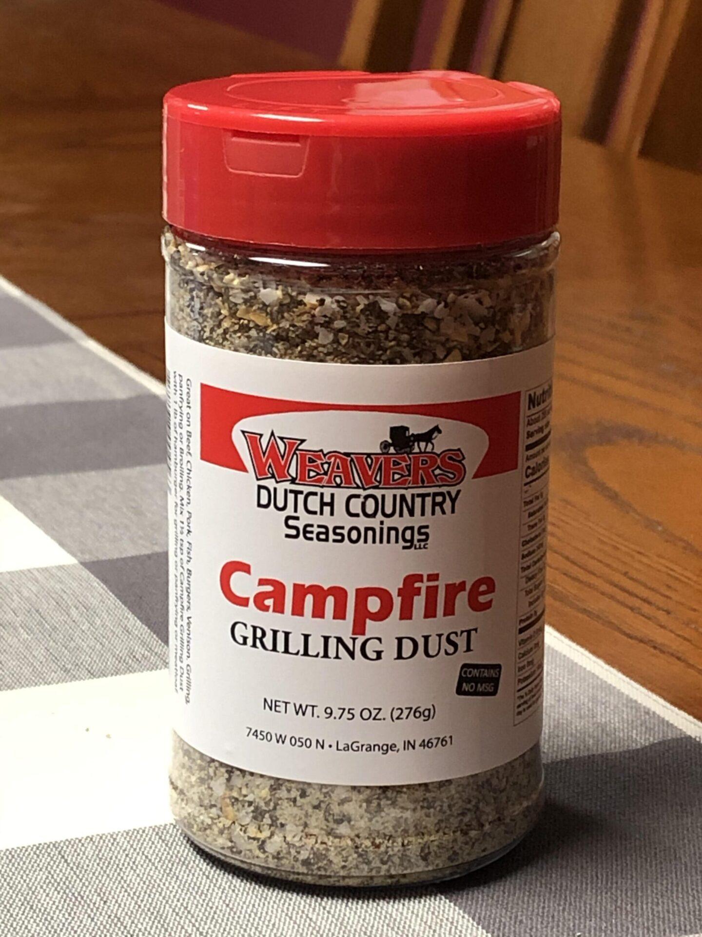 Weaver's Dutch Country Seasoning Campfire Grilling Dust Dutch Country