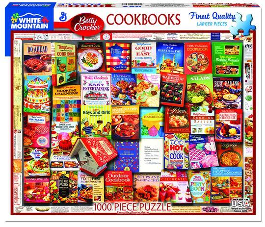 White Mountain Puzzles Betty Crocker Cookbooks