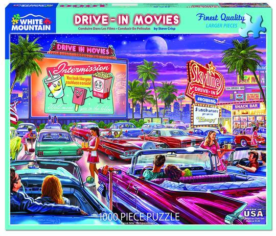 White Mountain Puzzles Drive-In Movie
