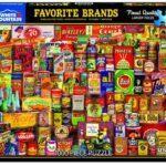White Mountain Puzzles Favorite Brands