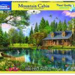 White Mountain Puzzles Mountain Cabin