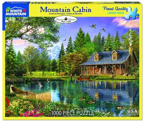 White Mountain Puzzles Mountain Cabin