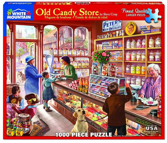 White Mountain Puzzles Old Candy Store