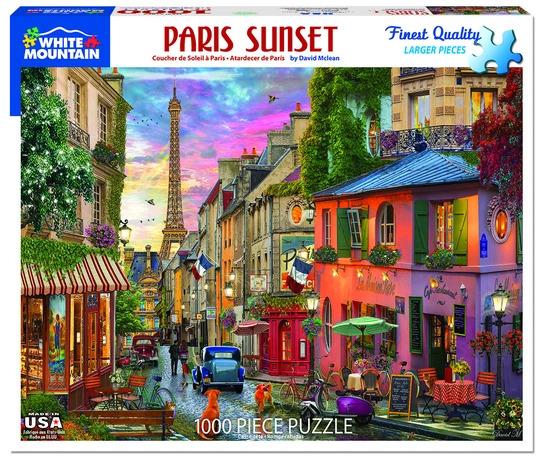 White Mountain Puzzles Paris Sunset