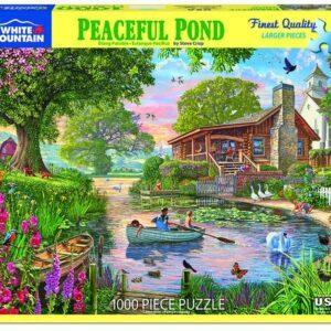 White Mountain Puzzles Peaceful Pond