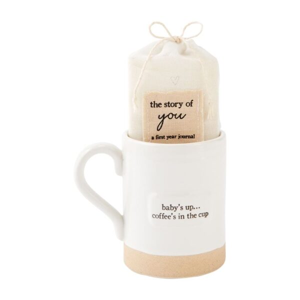 Baby's Up Mug And Journal Set Dutch Country General Store