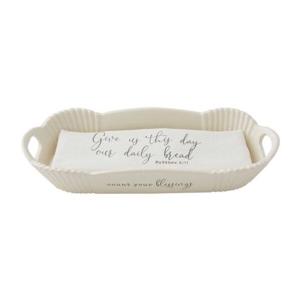 Blessings Bread Bowl And Towel Set