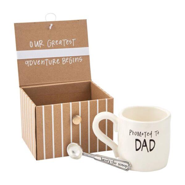 Dad Coffee Baby Announcement Gift Set
