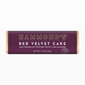Hammond's Candy Bar Milk Chocolate Red Velvet Cake
