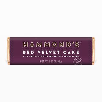 Hammond’s Candy Bar Milk Chocolate Red Velvet Cake