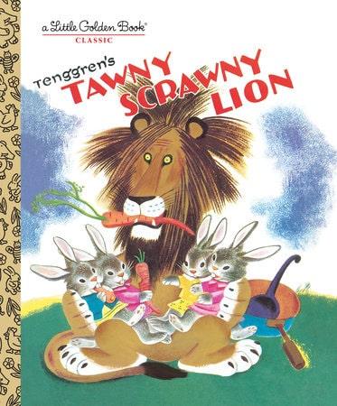 Little Golden Books Tawny Scrawny Lion