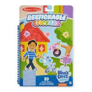 Blues Clues Restickable Sticker Pad Places Blue Loves