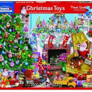 White Mountain Puzzles Christmas Toys 1000 Pieces