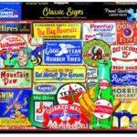 White Mountain Puzzles Classic Signs 500 Pieces