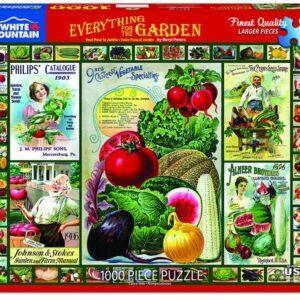 White Mountain Puzzles Everything For The Garden 1000 Pieces