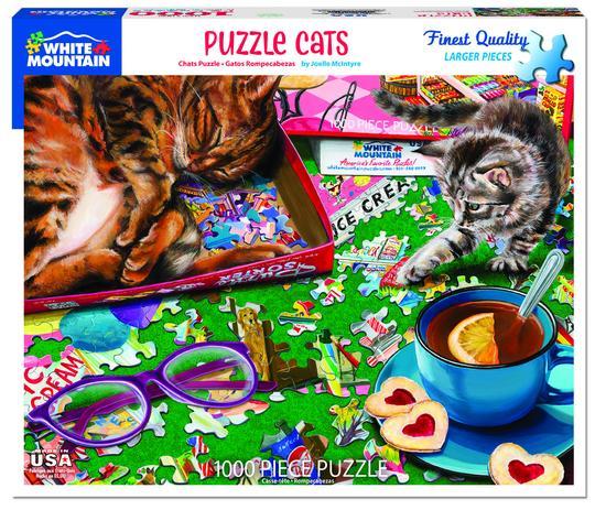 White Mountain Puzzles Puzzle Cats 1000 Pieces
