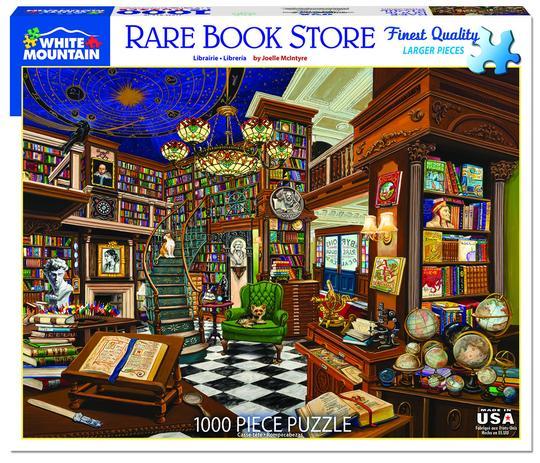 White Mountain Puzzles Rare Book Store 1000 Pieces