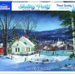White Mountain Puzzles Skating Party 1000 Pieces