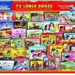 White Mountain Puzzles TV Lunch Boxes 1000 Pieces