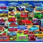 Whtie Mountain Puzzles Classic Ford Pickups 1000 Pieces