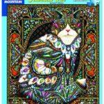 Whtie Mountain Puzzles Jeweled Cat 1000 Pieces