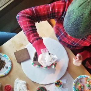 Abbie Gingerbread House Making