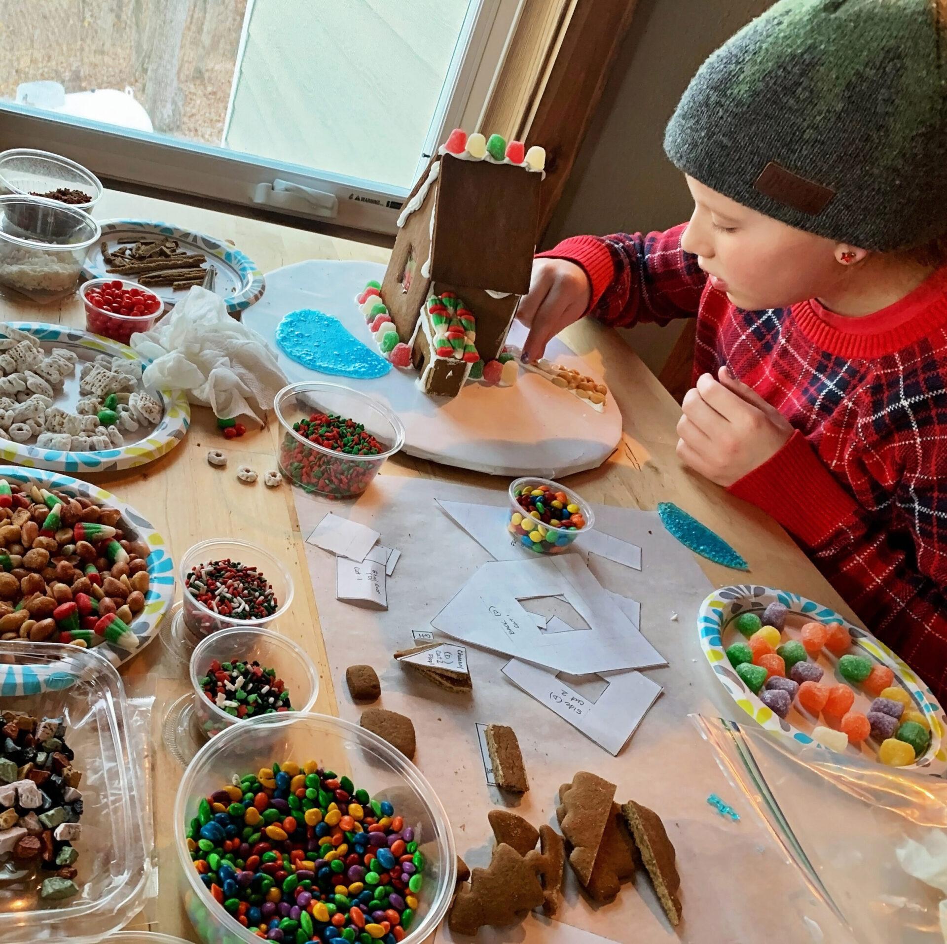 Abbie Decorating 1