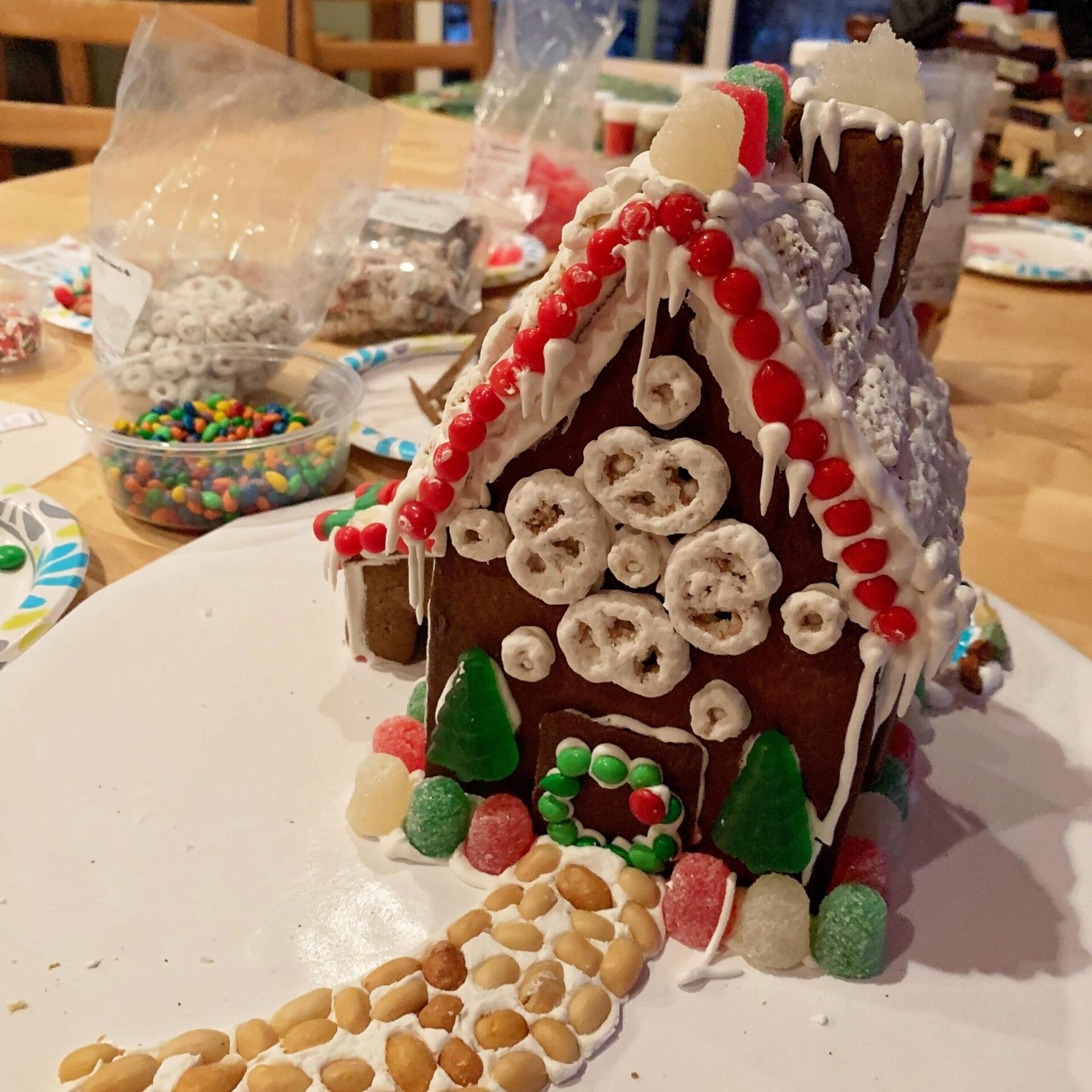 Abbie Decorating 2
