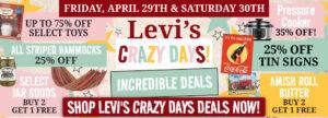 Levi's Crazy Days Deals