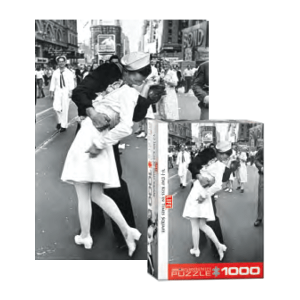 V-J Day Kiss in Times Square by Alfred E
