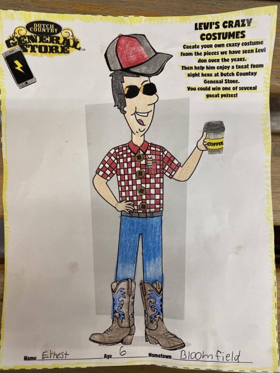 1st Place - Ernest (age 6), Bloomfield, IA