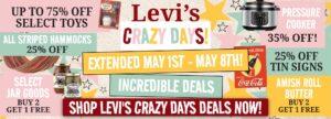Extended Levi's Crazy Days Deals