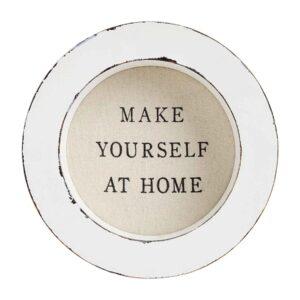 Make Yourself Circle Plaque
