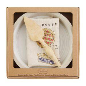 Boxed Stoneware Pie Plate