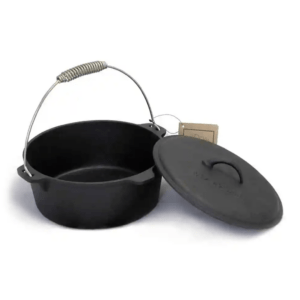 Jim Beam Cast Iron 3 Compartment Round Pan