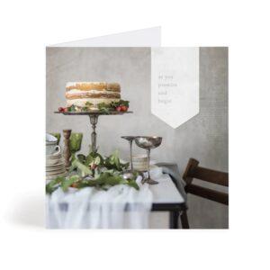 Feast Wedding Greeting Card