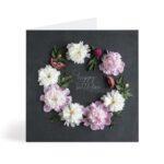 Flower Crown Birthday Greeting Card