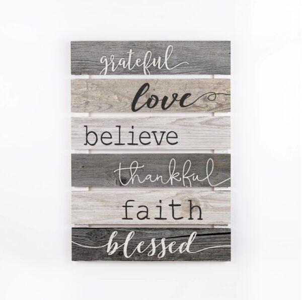 Grateful Love Sign