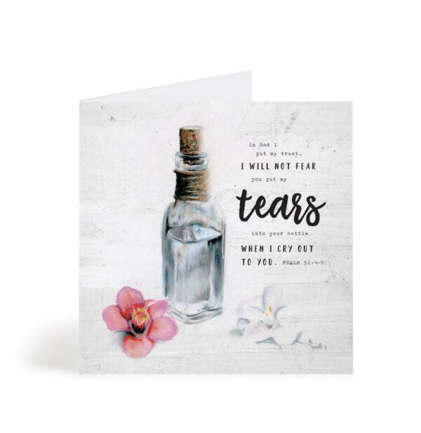 Tears Sympathy Greeting Card