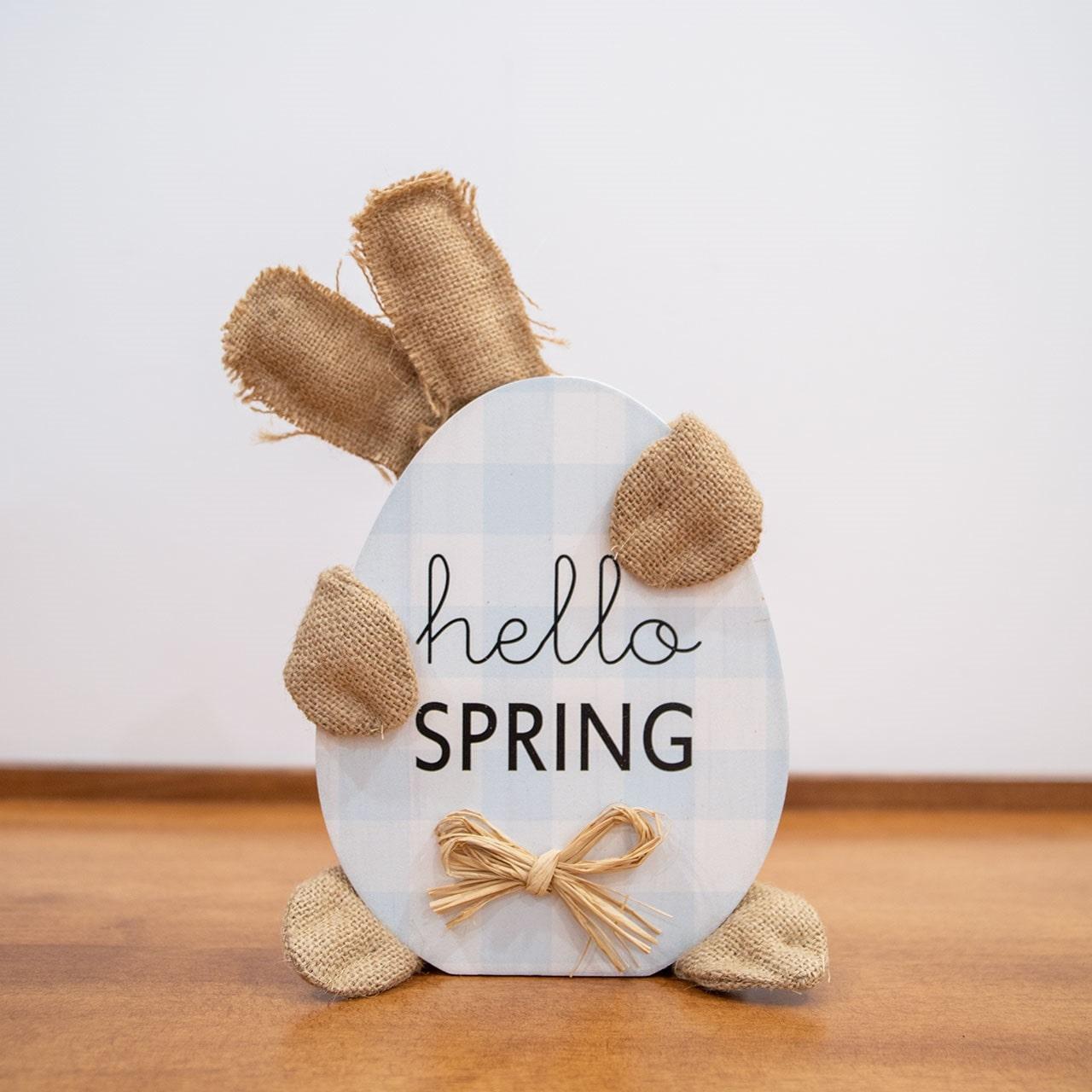 Hello Spring Huggy Bunny Sitter