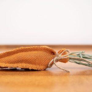 Small Burlap Stuffed Carrot