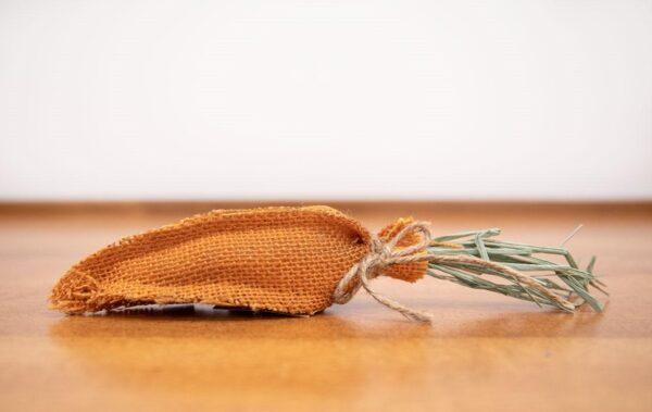 Small Burlap Stuffed Carrot