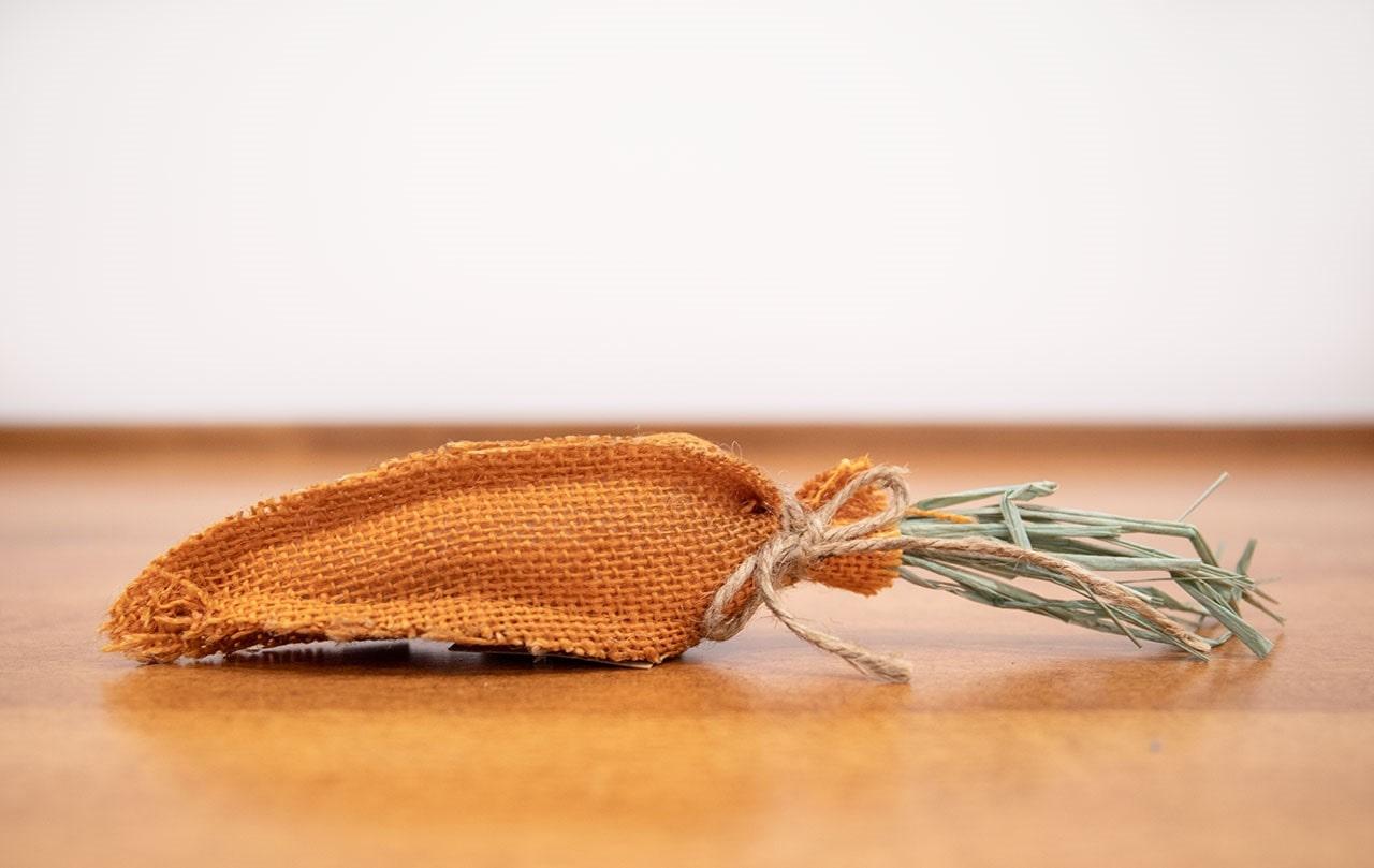 Small Burlap Stuffed Carrot