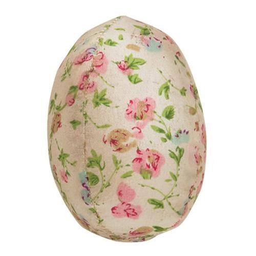 Floral Fabric Egg